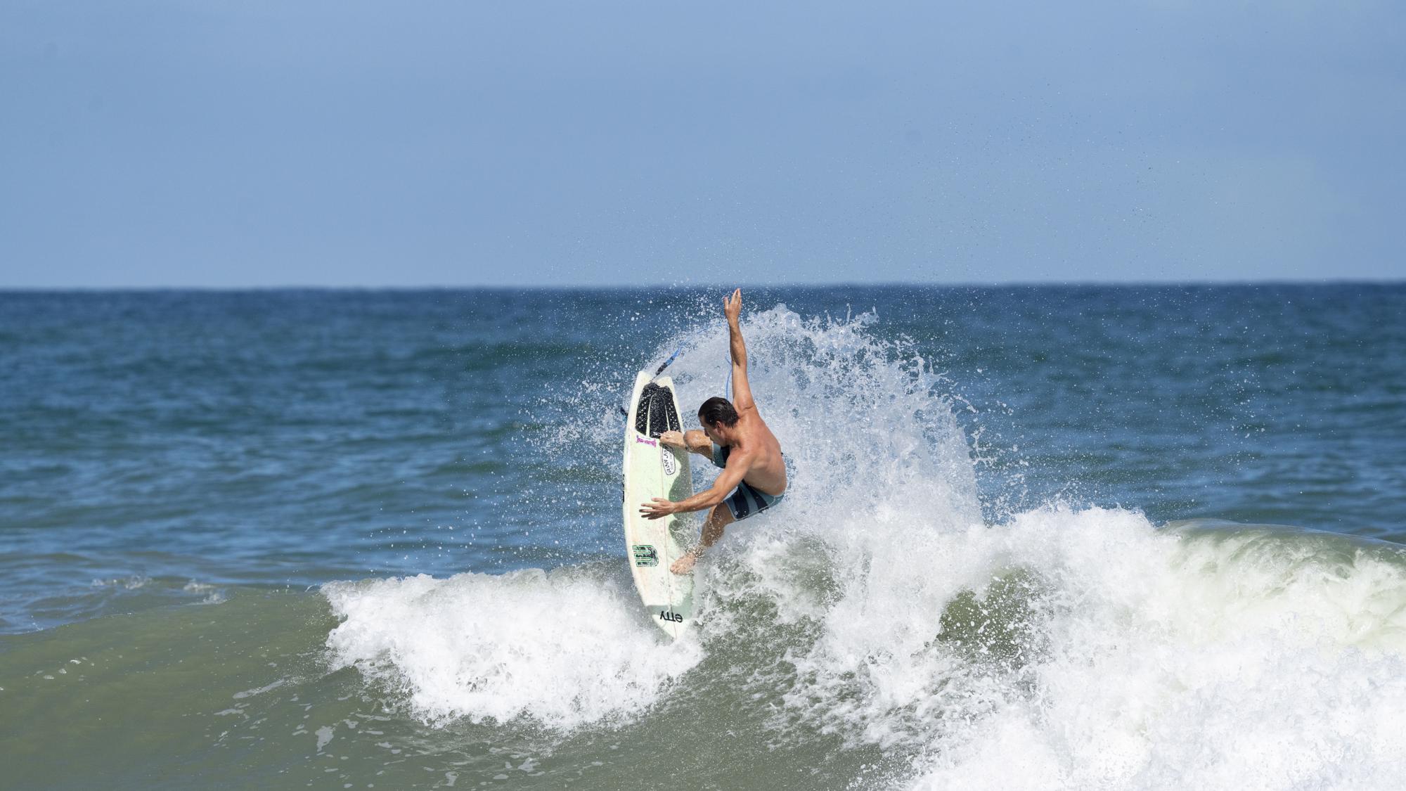 Photo of Logan Hayes surfing