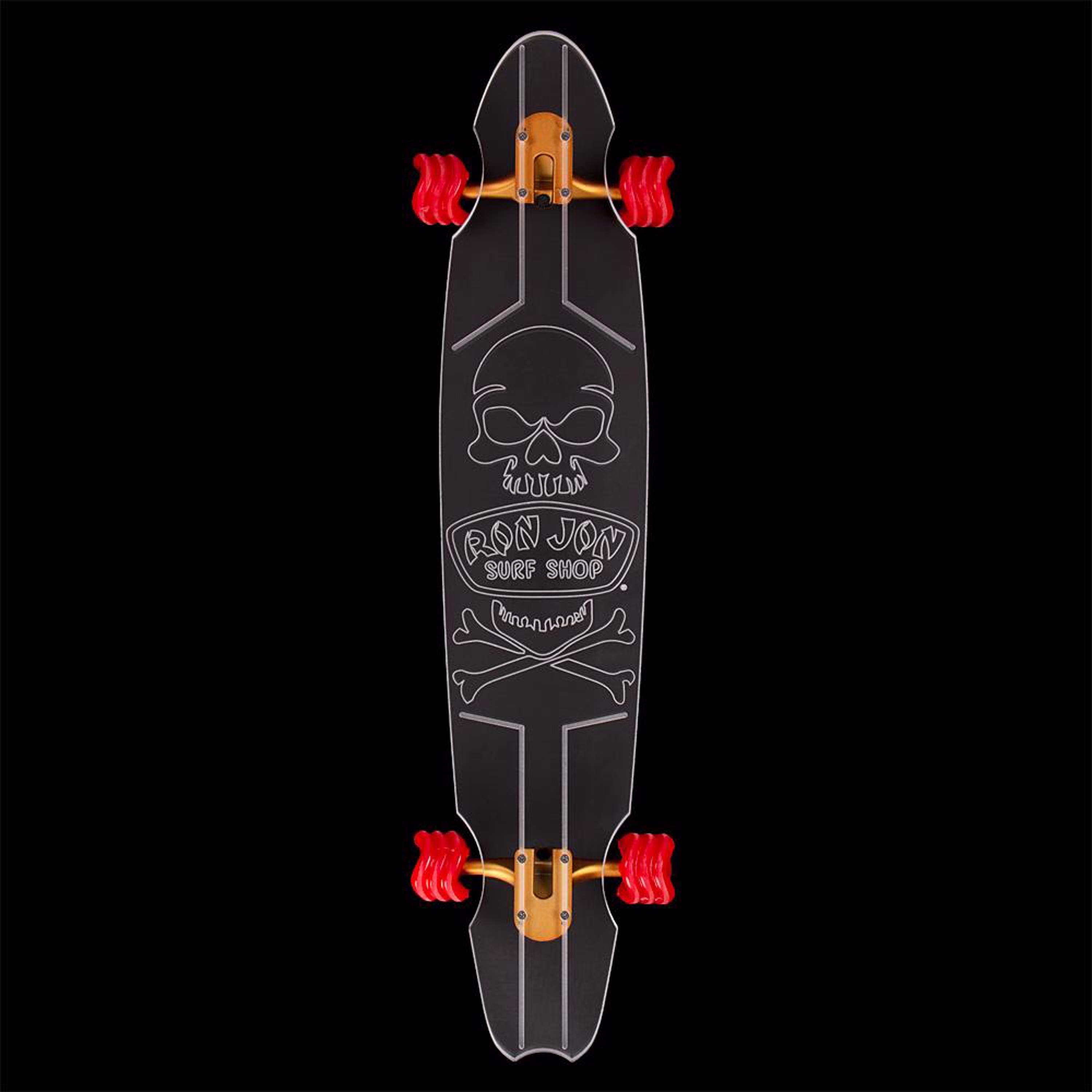 De stad persoonlijkheid Depressie Ron Jon Ghost Skull Complete Longboard With Shark Wheels - Skateboards |  Ron Jon Surf Shop
