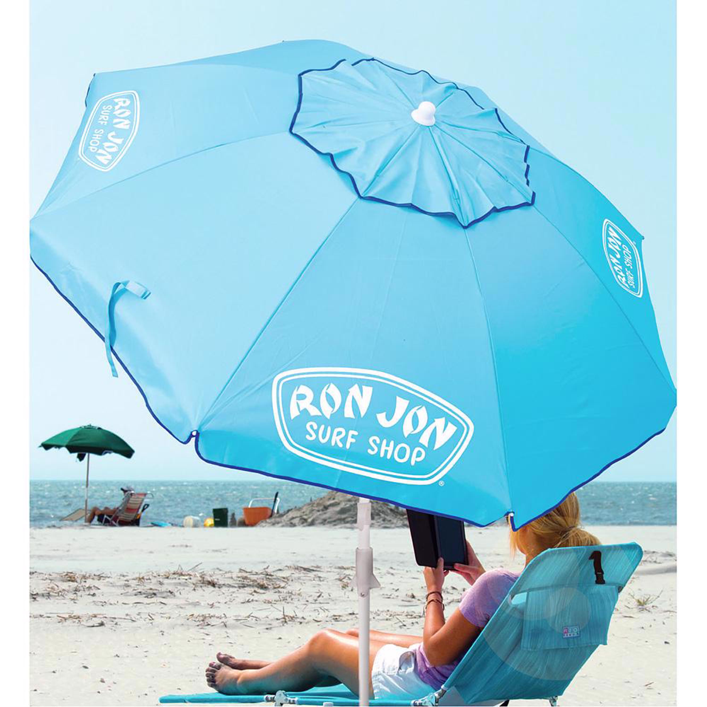 Ron Jon 6.5 Tilt Umbrella w/ Anchor pic pic