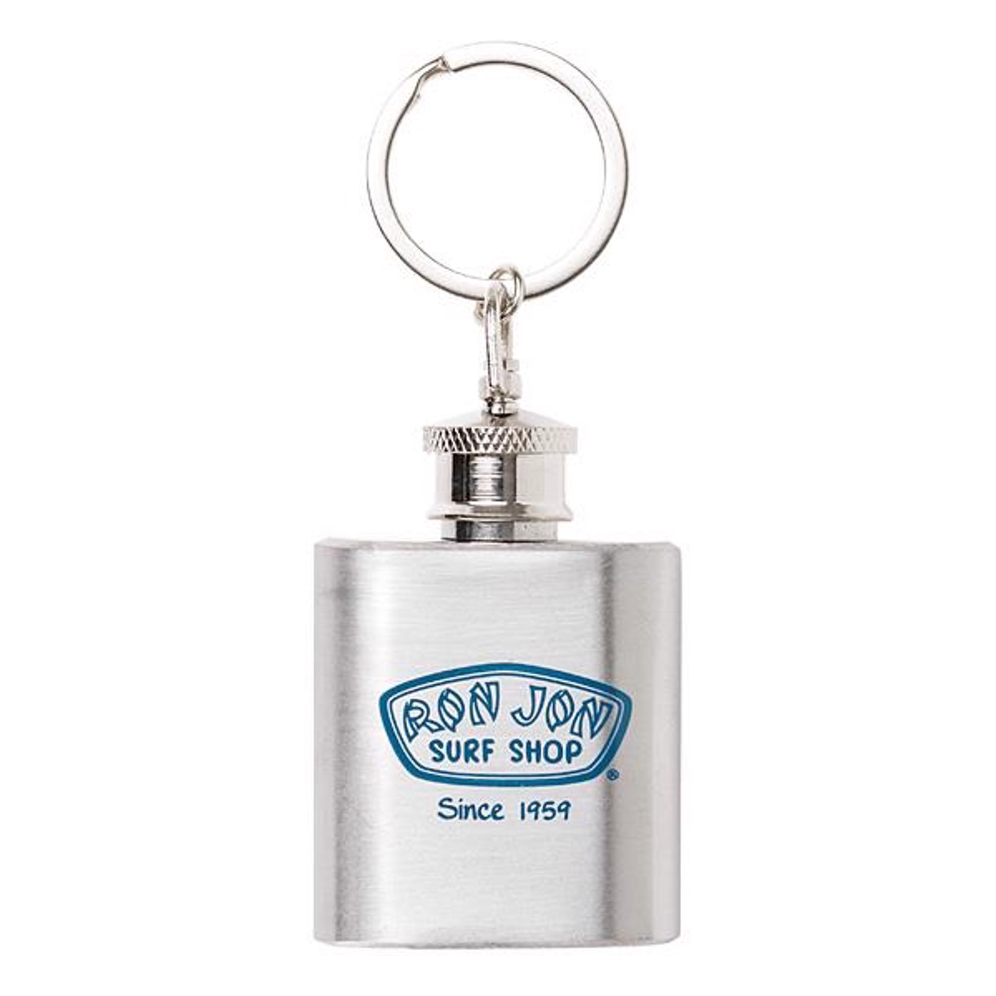 1 oz Mini Flask Keychain Screw Cap Small Drink Container Personalized Engraved 