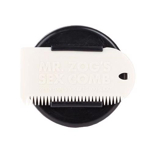 Sex Wax Container Comb Black White Onesize 