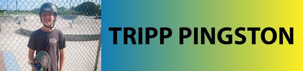 Banner of team rider Tripp Pingston