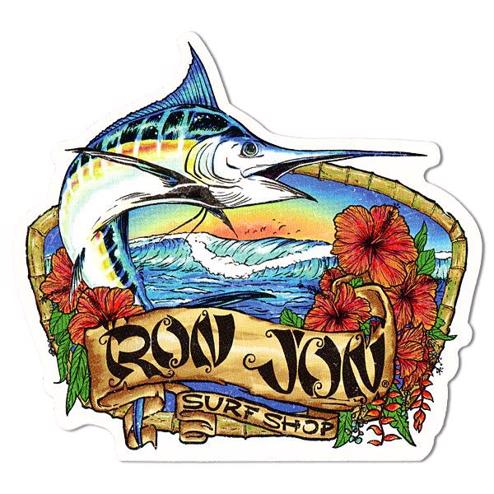 Ron Jon surf shop sticker Clearwater Beach Decal 