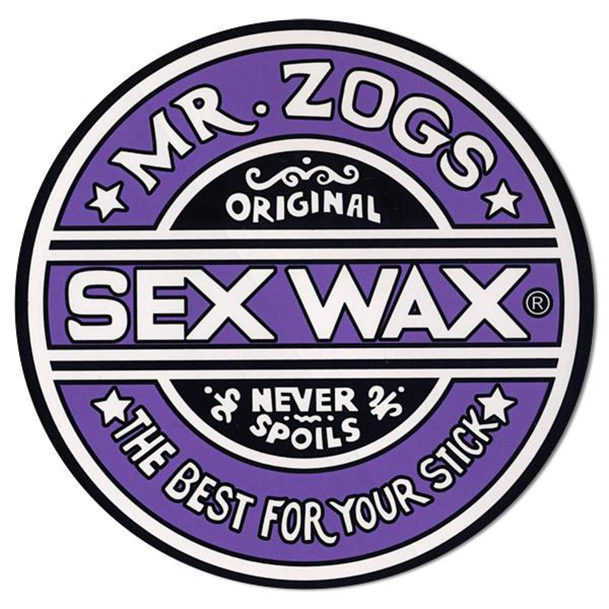 Mr Zogs Sex Wax Large Sticker 