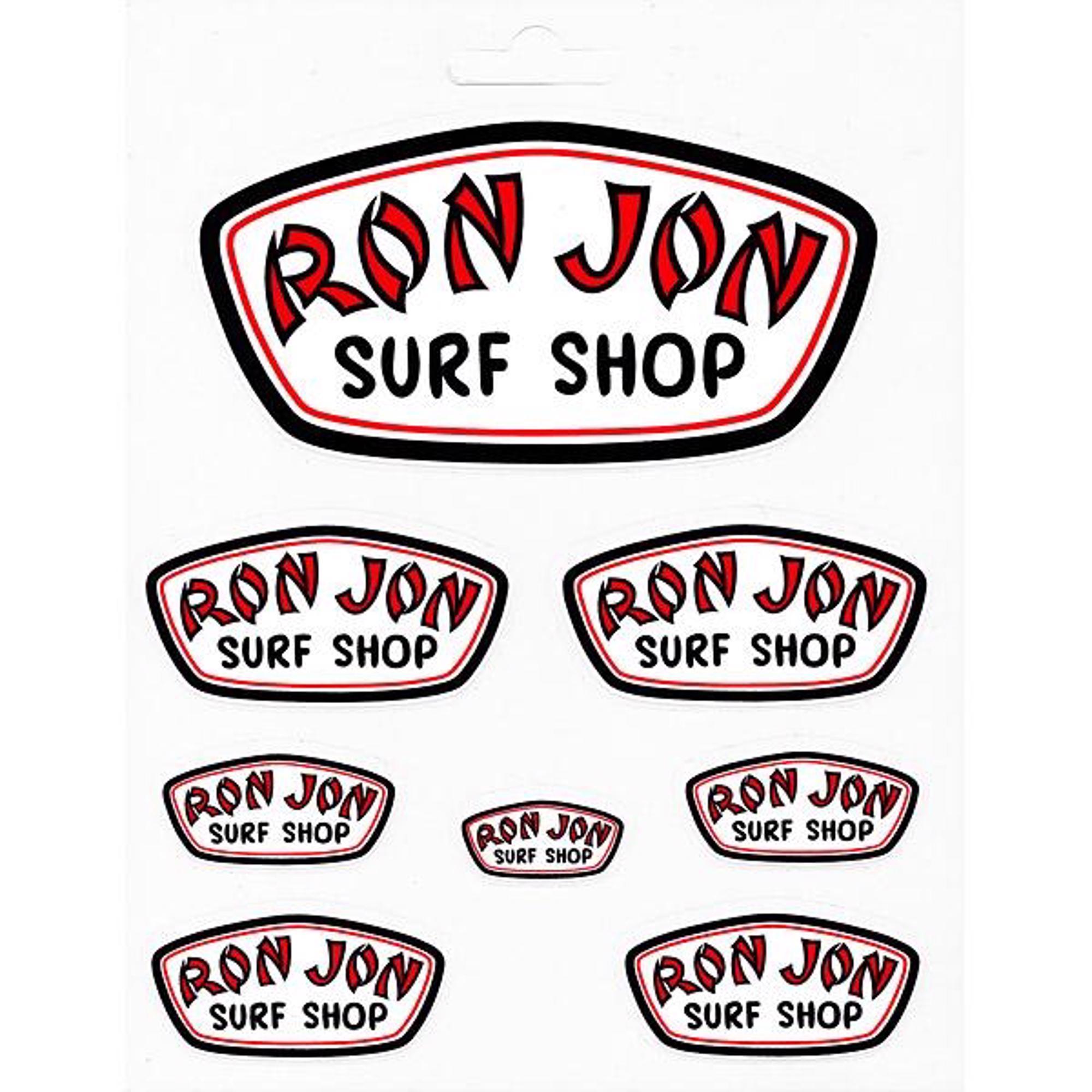 Perfect for Van or board RON JON SURF SHOP STICKER NEW 
