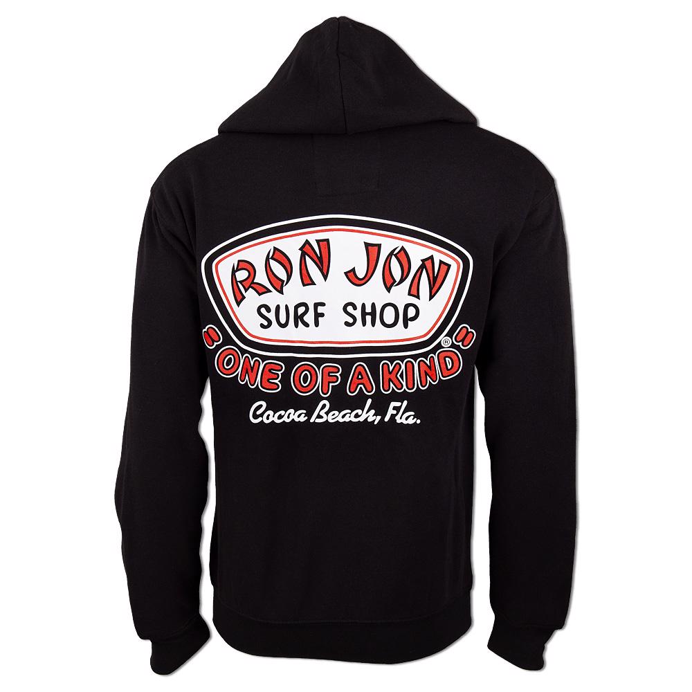 black ron jon hoodie