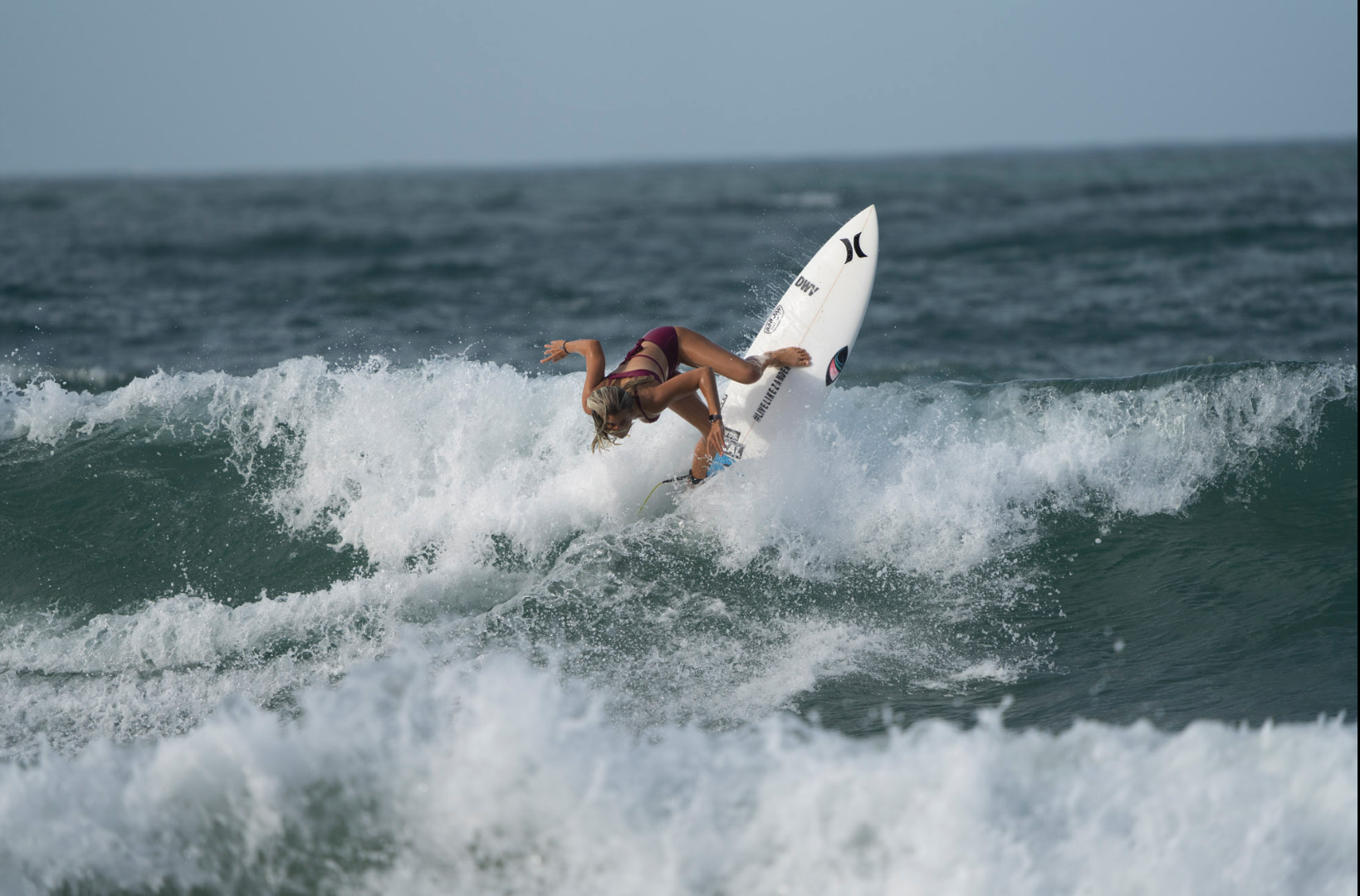 Photo of Rachel Presti surfin