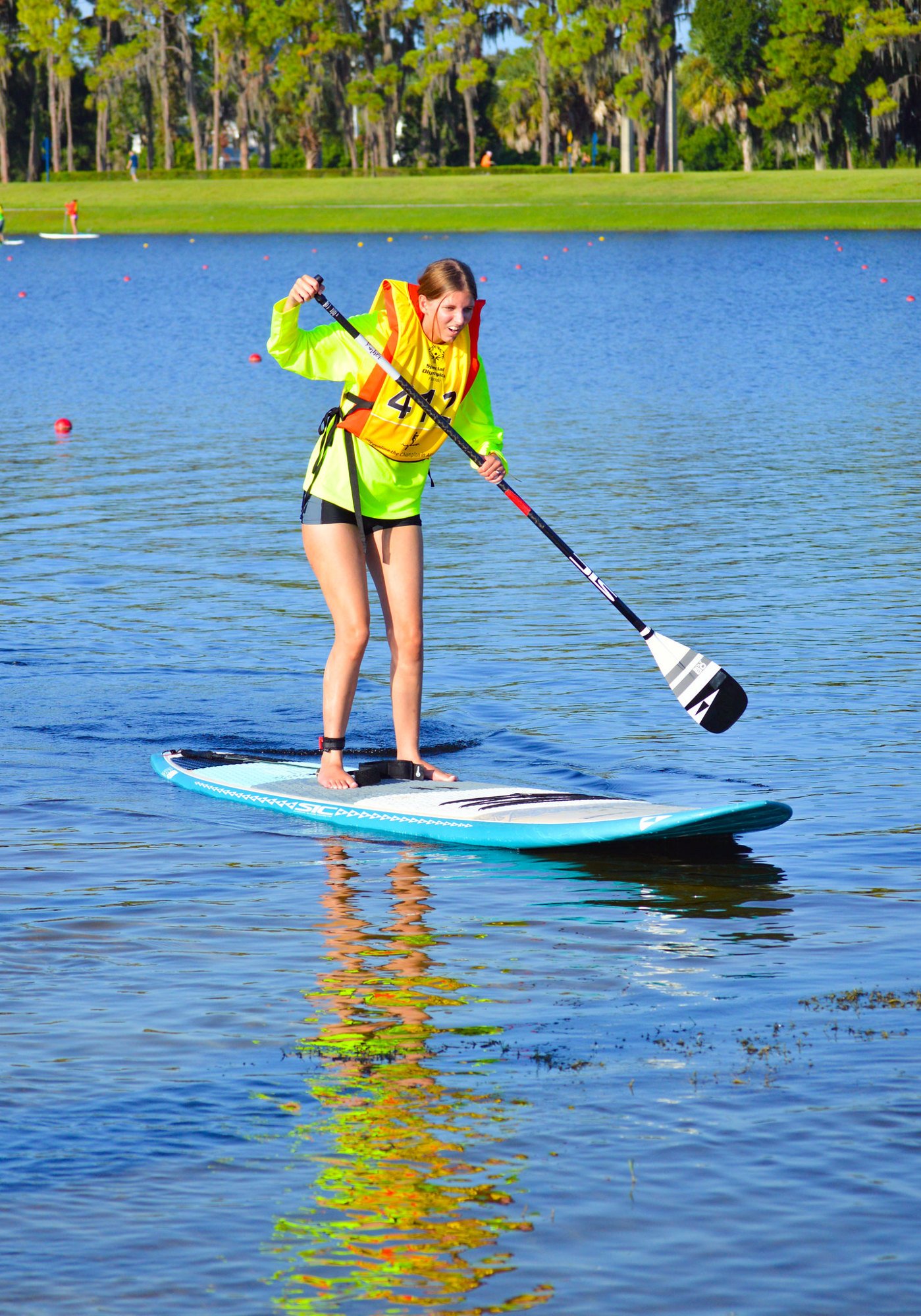 Special Olympics SUP Photo for August 2023 Blog