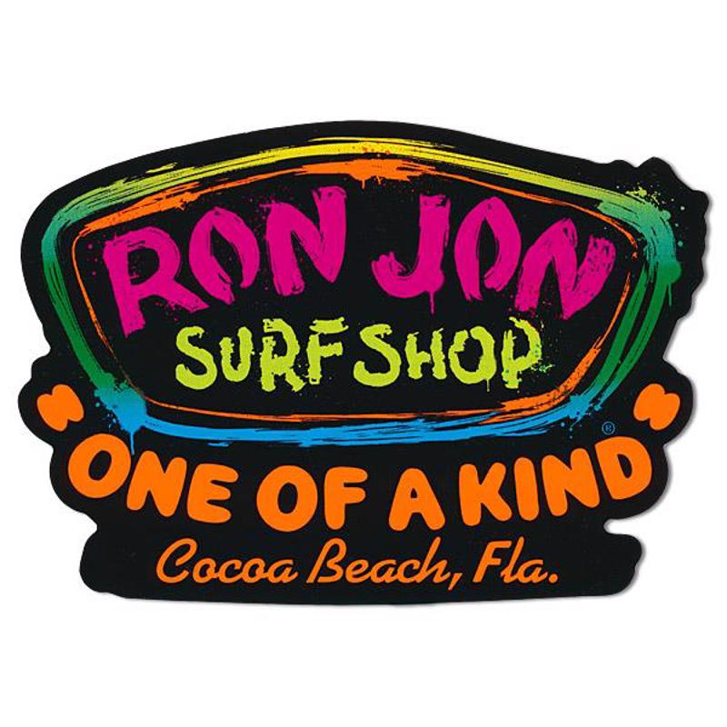 Ron Jon Paint Splatter Sticker - Souvenirs