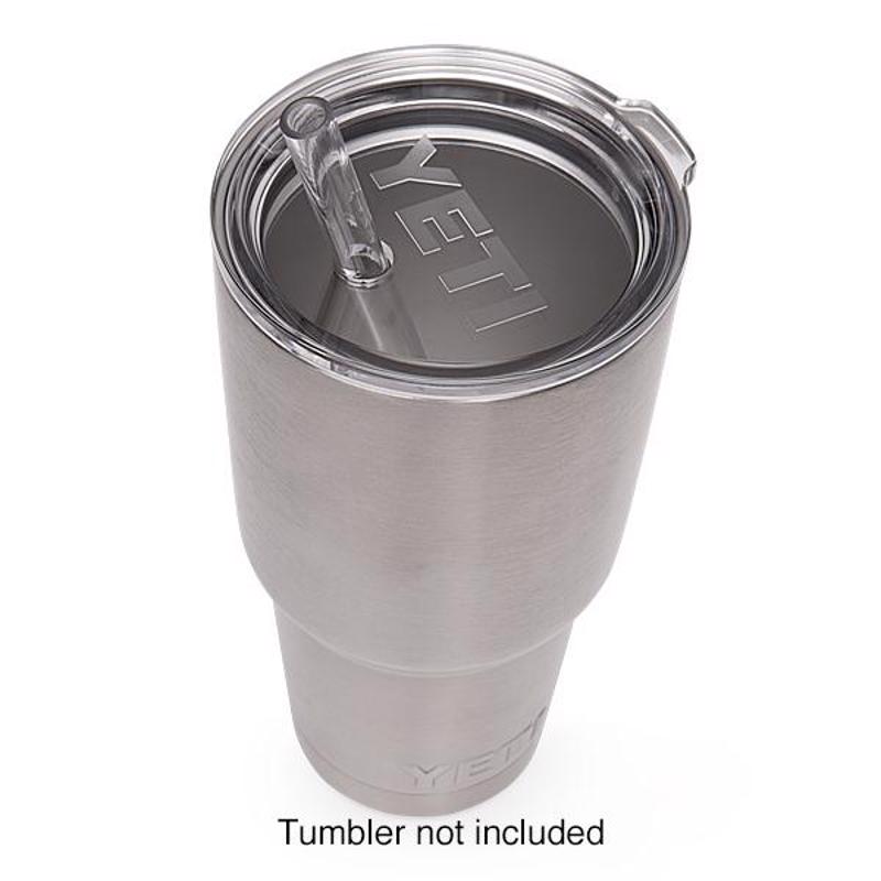 YETI Rambler 30oz Clear BPA Free Tumbler Lid and Straw