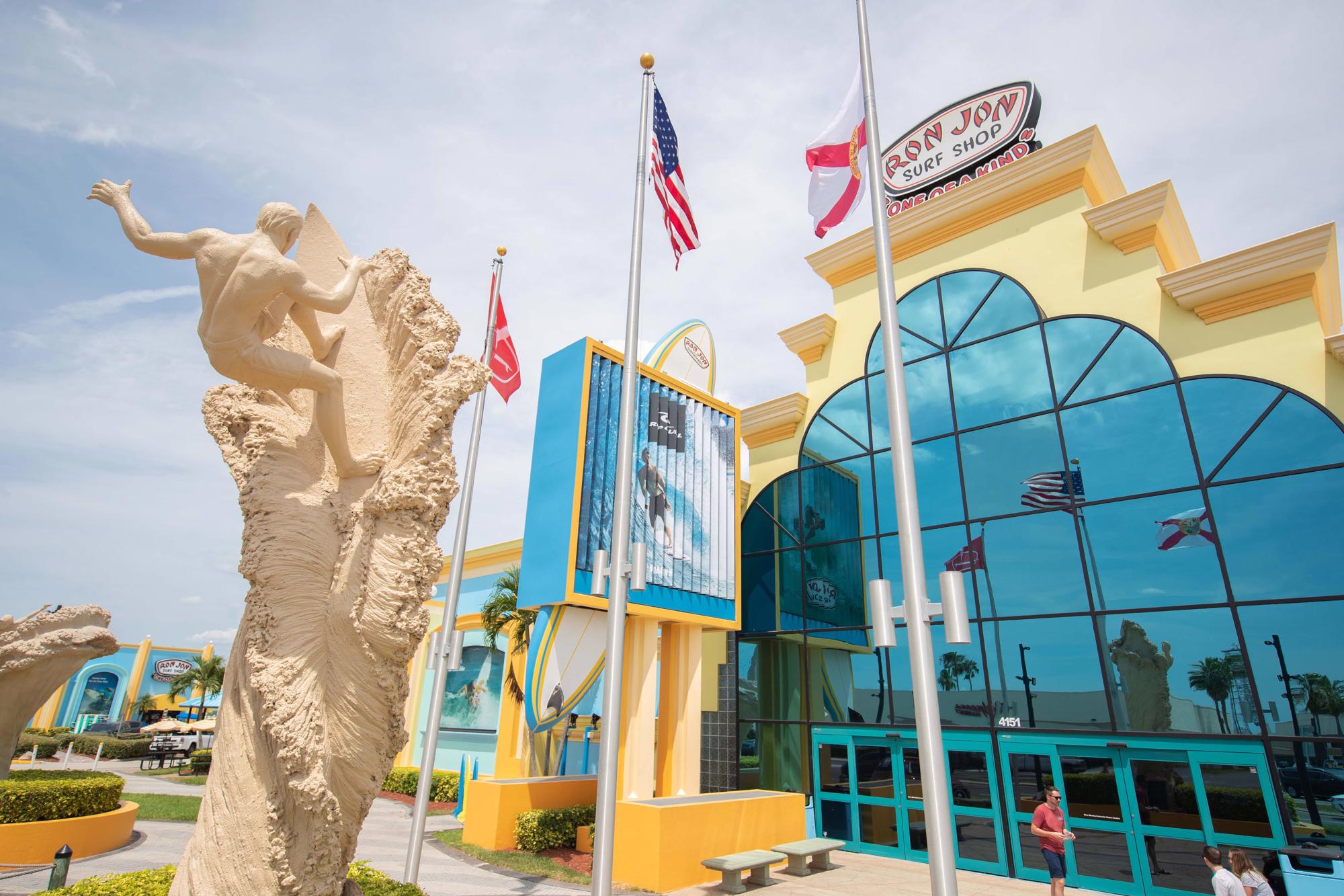 Photo of the exterior of the Cocoa Beach Ron Jon Surf Shop
