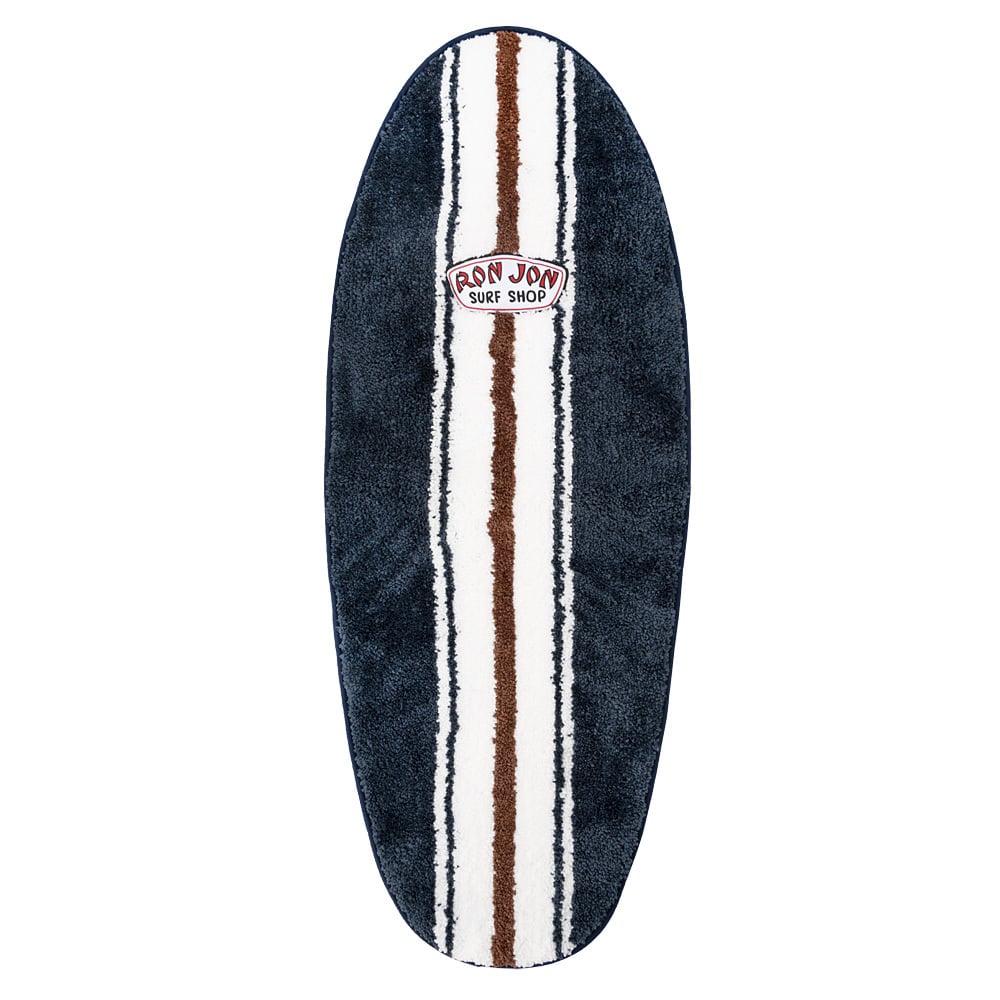 Ron Jon Navy And Ivory Surfboard Shaped Rug | Ron Jon Surf Shop