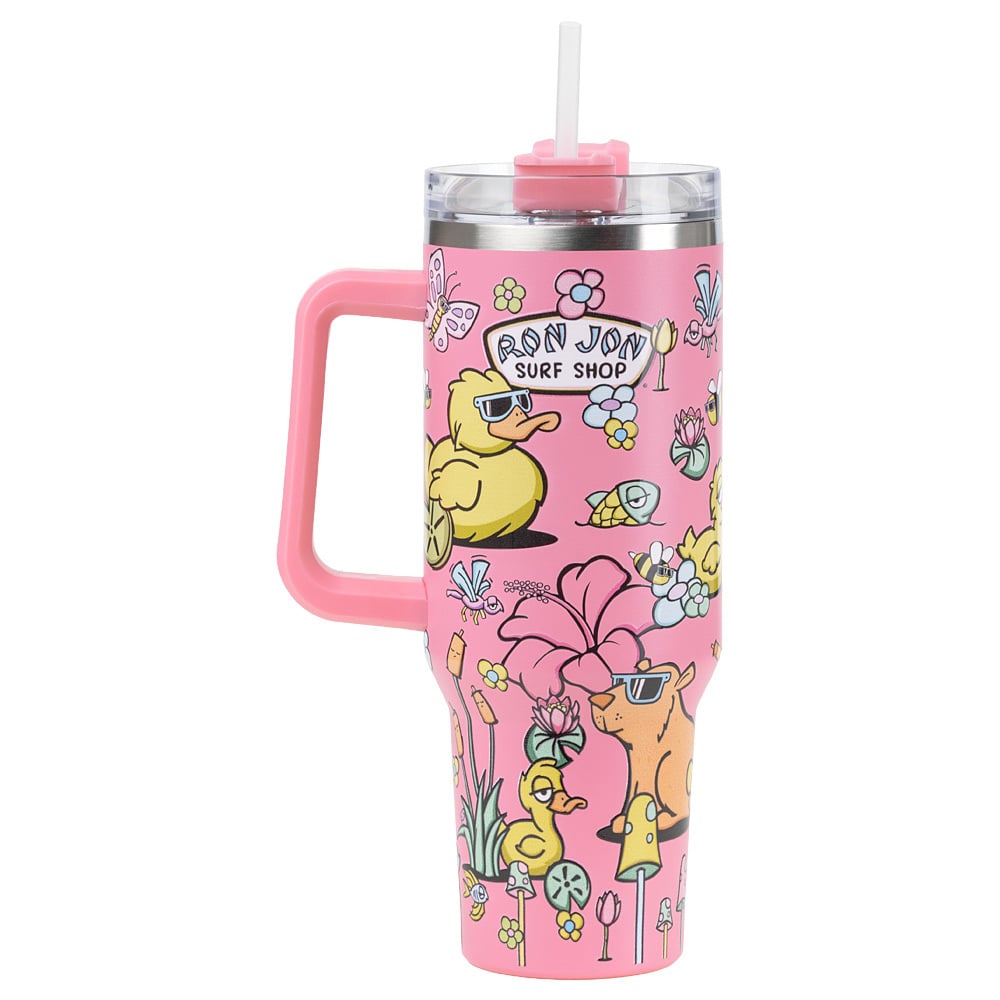 Rady レインボー トロピカルフラワーシャンプー＆リンスボトル Ron Jon LBG Pond Life 40 oz Tumbler | Ron Jon Surf Shop