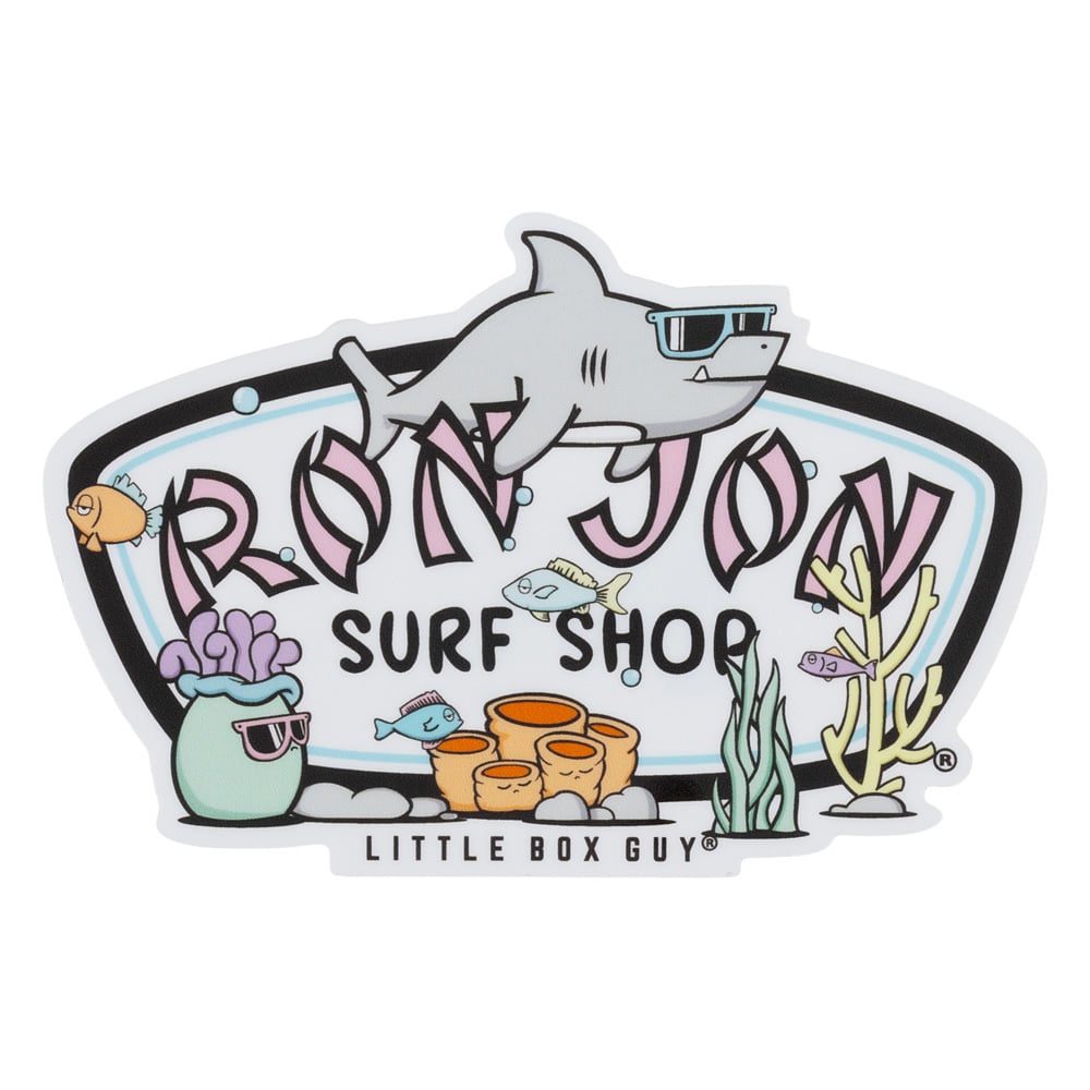Ron Jon LBG Deep Sea Logo Sticker | Ron Jon Surf Shop