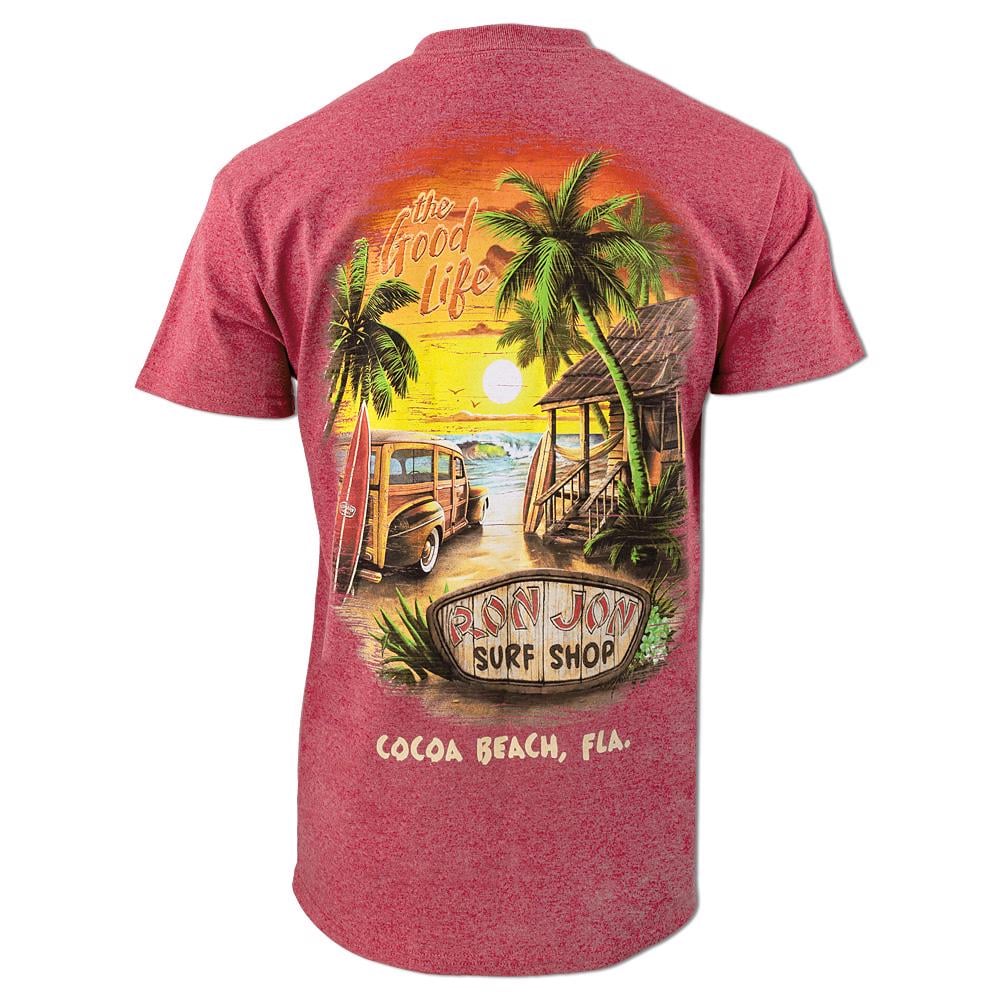 Ron Jon Cocoa Beach FL Distressed The Good Life Tee