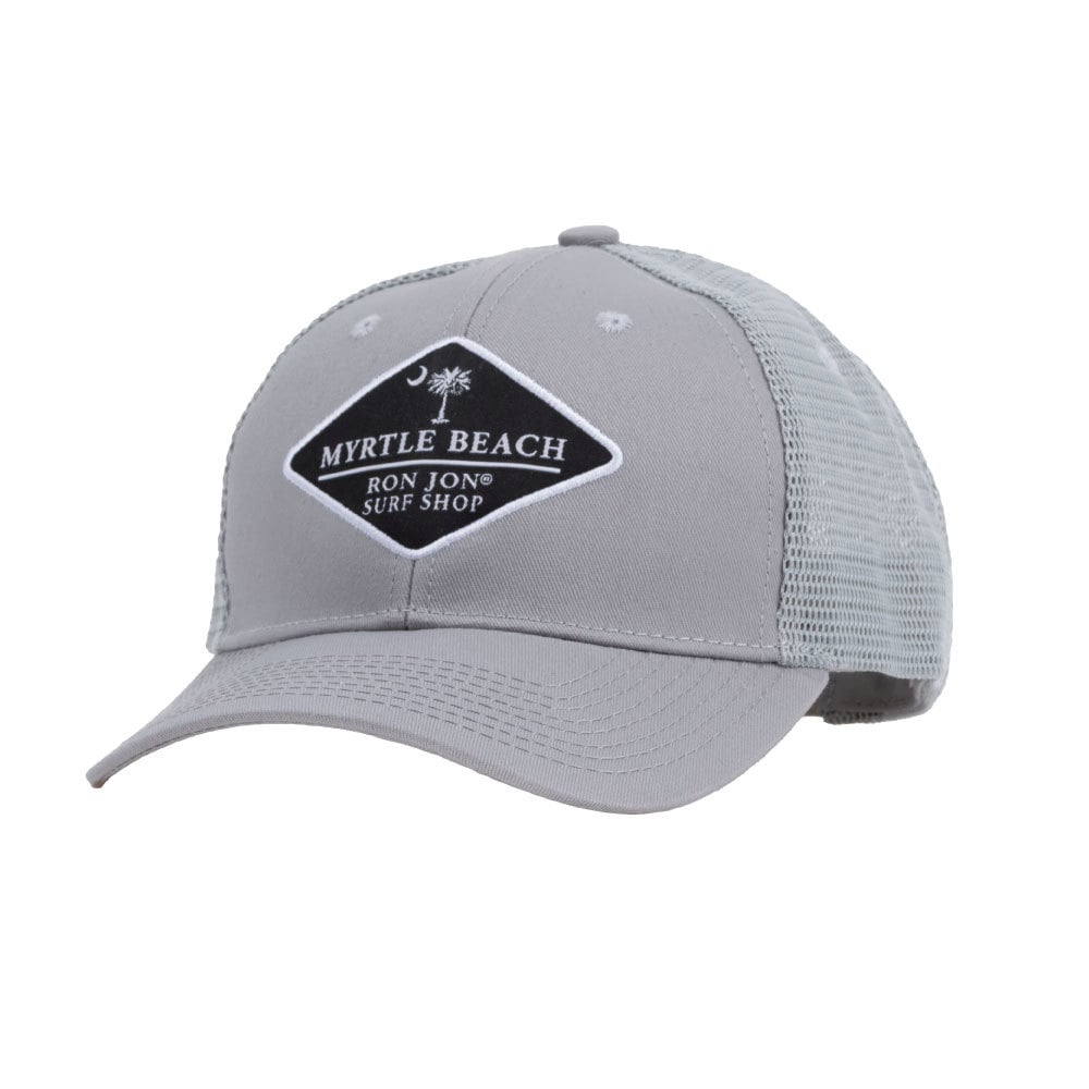 Ron Jon Myrtle Beach SC Rustic Diamond Trucker Hat Ron Jon Surf Shop