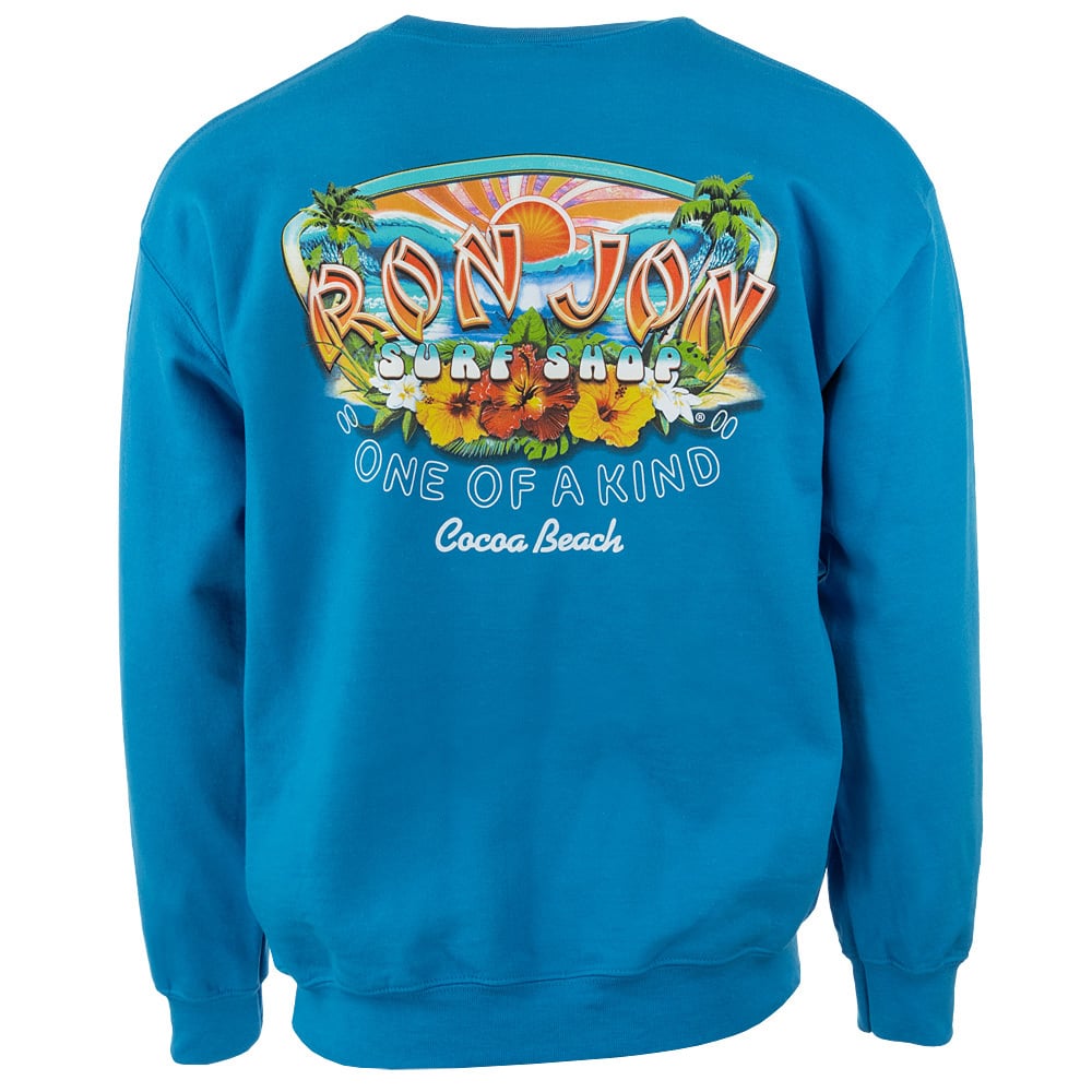 RON JON トレーナー Ron Jon Varsity White Crew Neck Pullover | Ron Jon Surf Shop