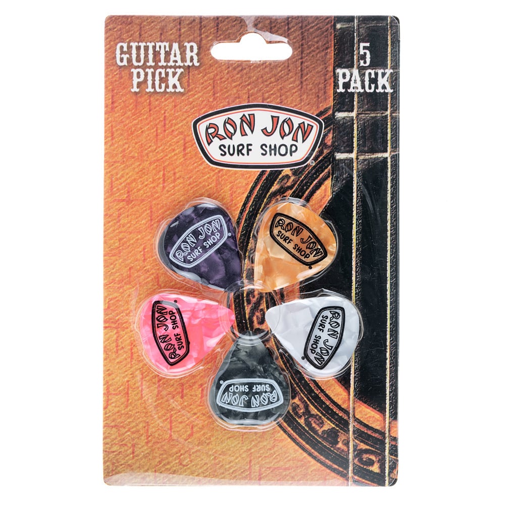 Ron Jon Ukulele 5 Piece Guitar Pick Set
