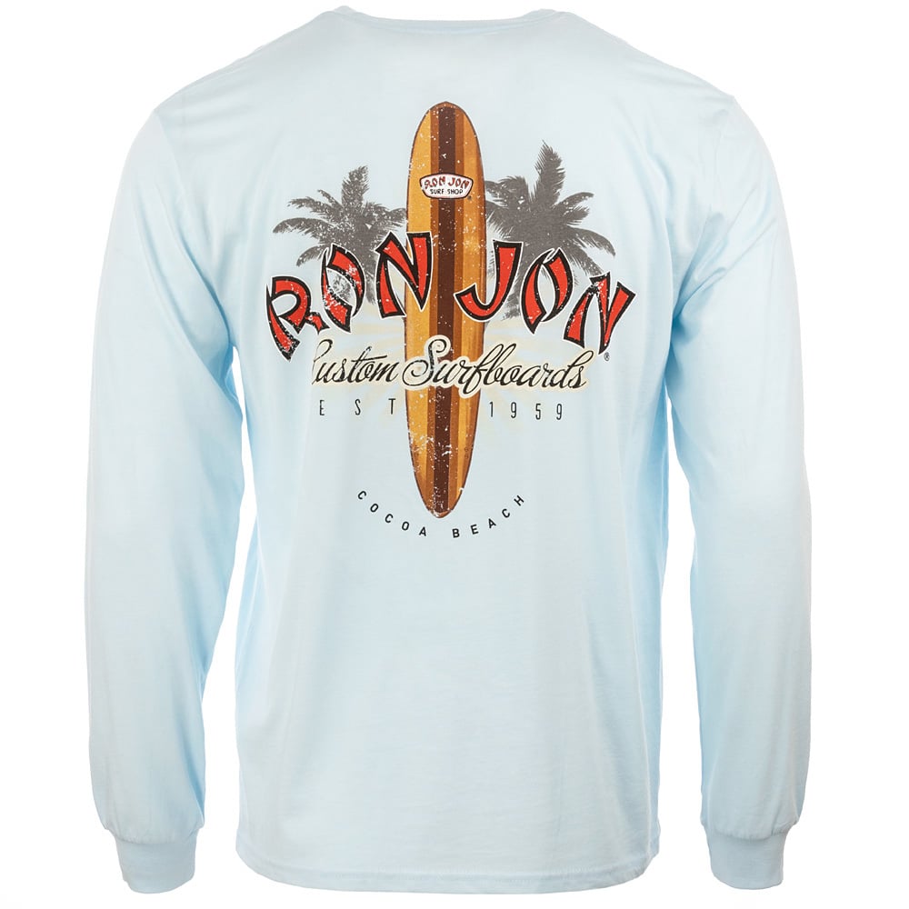 Ron Jon Cocoa Beach FL Distressed New Longboard V2 Long Sleeve Tee