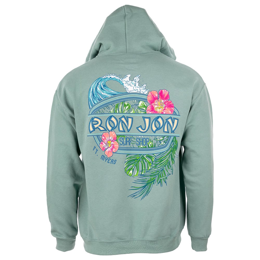 RON JON カラフルパーカープルオーバー Ron Jon Women's Waves Embroidery Pullover Hoodie | Ron Jon Surf Shop