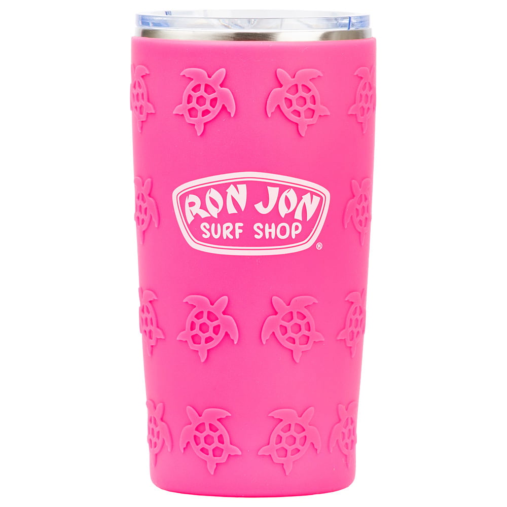 Ron Jon 20 oz Pink Turtle Stainless Steel Tumbler | Ron Jon Surf Shop