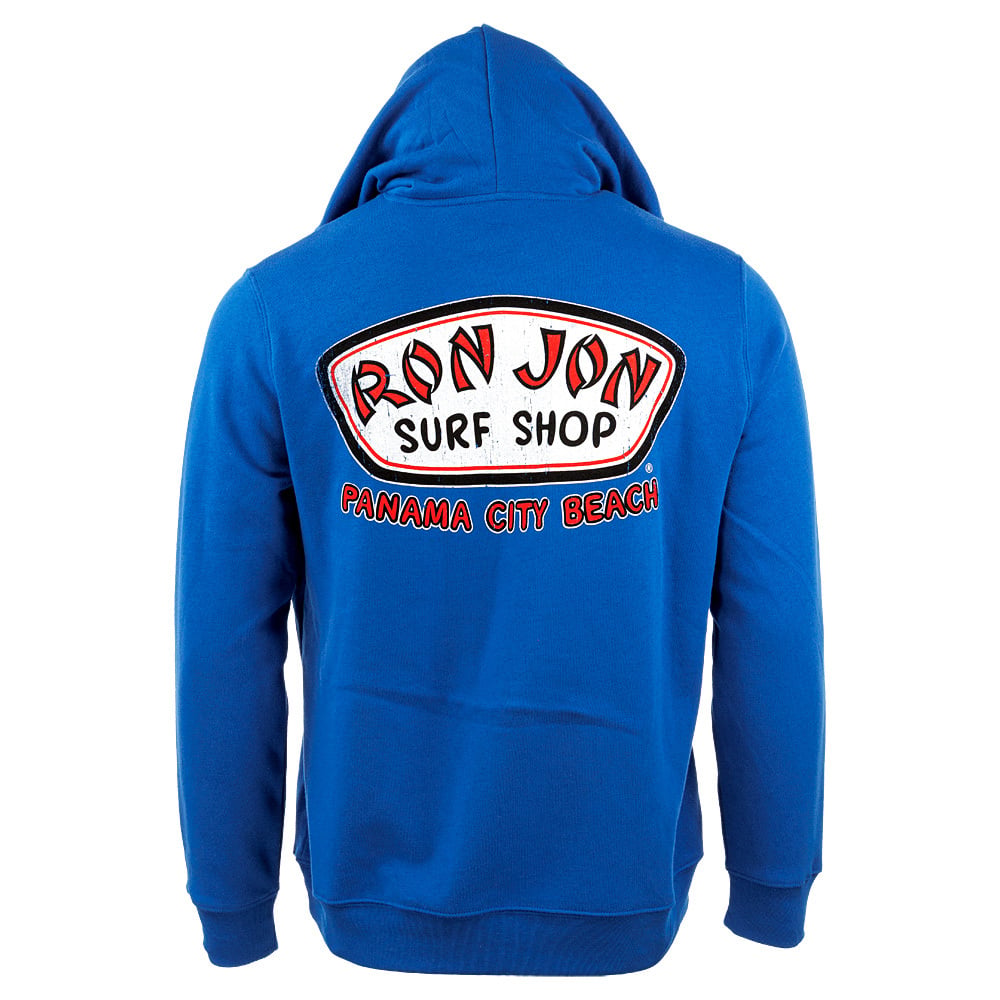 Ron Jon Panama City Beach FL Distressed Trusty Badge Pullover