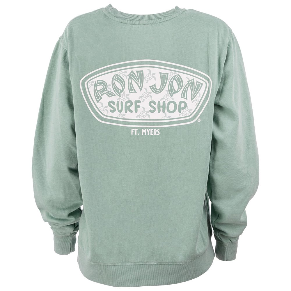 Ron Jon Women's Fort Myers FL Icon Badge Crew Neck Pullover | Ron