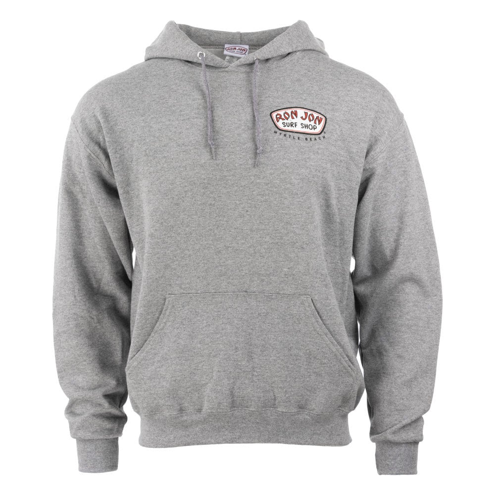 Ron Jon Myrtle Beach SC Distressed New Longboard Hoodie Ron Jon Surf Shop