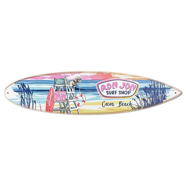 【送料0円】 Surfboard Lifeguard Jon Ron Sign Surf Jon Ron | Decor Home - サーフィン・ボディボード