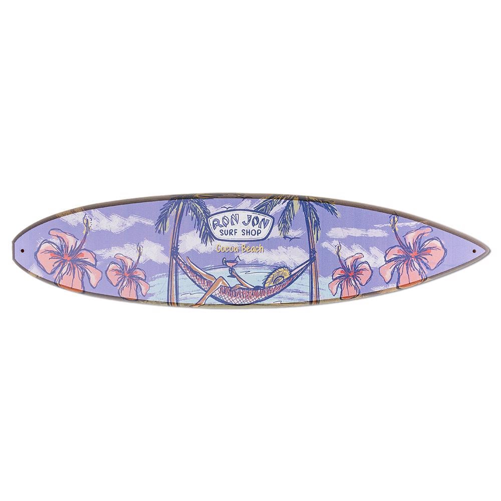 ron jon 【サーフボード、インテリア】 Ron Jon Palm Hammock Surfboard Sign - Home Decor | Ron Jon