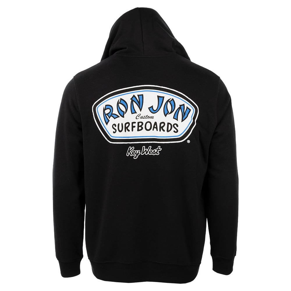 Ron Jon Key West FL Distressed Custom Surfboards Hoodie | Ron Jon
