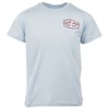 Light blue T-shirt with Ron Jon Surf Shop logo on the chest.