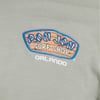 Gray green fabric with a Ron Jon Surf Shop Orlando logo featuring a wooden sign design and blue accents.