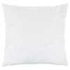 A plain white square pillow with a soft texture.