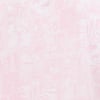 A light pink fabric with a tropical leaf and floral pattern in a white overlay.