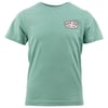 Light green T-shirt featuring a Ron Jon Surf Shop logo on the left chest area.