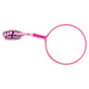 A pink keychain with a round loop and a Ron Jon Surf Shop tag attached.