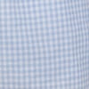 Light blue and white gingham fabric with a small checkered pattern.