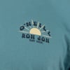Teal shirt with a sun graphic and the text ONeill Ron Jon Surf Shop.