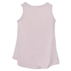 A light pink sleeveless tank top is shown from the back against a white background.