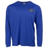 A long-sleeve, royal blue shirt with a small logo on the left chest reading Ron Jon Surf Shop Cocoa Beach, FL.