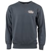 Dark gray sweatshirt featuring a small Ron Jon Surf Shop logo on the left chest.