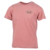 Pink T-shirt featuring a small Ron Jon Surf Shop logo on the upper left chest area.