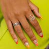 Checkerboard Ring SILVER - 36391SILV Lifestyle 3.jpeg
