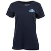 Navy blue short-sleeve t-shirt with a small Ron Jon Surf Shop logo on the left chest.