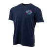 A navy shirt features the Ron Jon Surf Shop Orlando logo with floral graphics and tropical leaf pattern in the background.