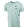Light blue T-shirt with a small Jetty Ron Jon logo on the left chest.