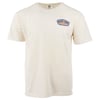 White T-shirt with a small Ron Jon Surf Shop logo on the left chest.