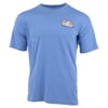 A light blue short-sleeve t-shirt with a small Ron Jon Surf Shop, Ocean City, MD logo on the left chest.