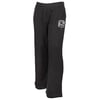 Black sweatpants with an elastic waistband and a logo that says Cocoa Beach.